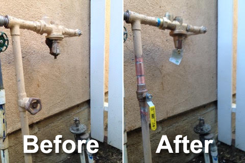 Outside Valve Replacement Plumbing